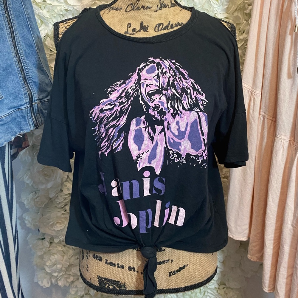 Janis joplin cold shoulder top
